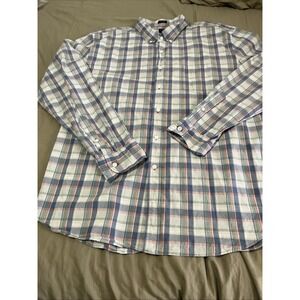 New J Crew Mens Button Down Shirt S Classic Fit Multicolored Madras Pastel
